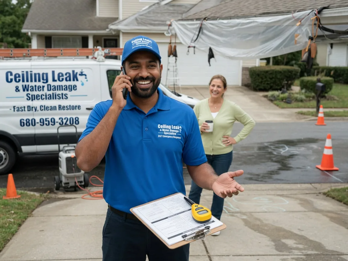 Ceiling Leak Cleanup Gap, PA FAQs